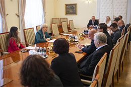 Predsednica republike sprejela predstavnike naravnih parkov