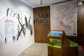 Center za obiskovalce Sabotin - Park miru, Sabotin